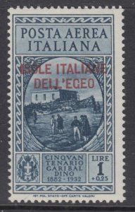 Italy Egeo - Sassone n.A16 cv 145$ MVLH*