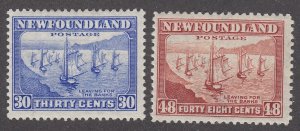 Newfoundland #198, 199 Mint