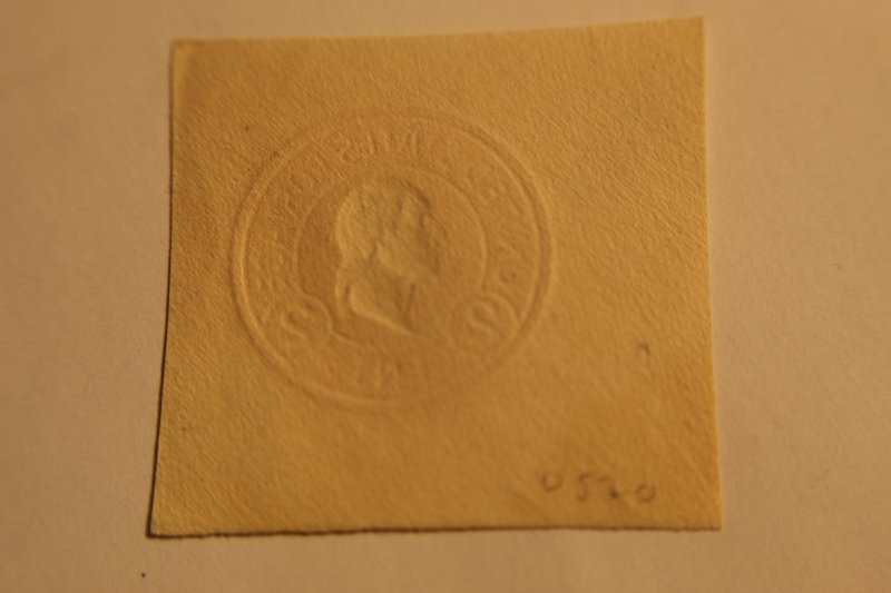 US U520c  CUT SQUARE USED  SCARCE