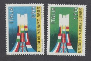 Italy Scott # 1368-69 Mint Never Hinged 