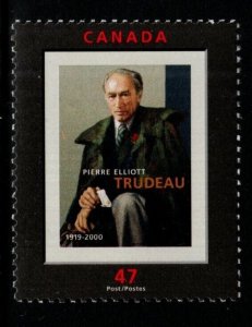 CANADA SG2089 2001 PIERRE TRUDEAU COMMEMORATION MNH