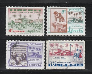 Liberia 364-367 Set U Various (A)