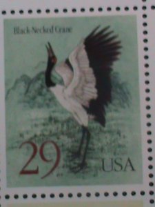 ​UNITED STATES-1994-SC# 2867-8 BLACK NECK & WHOOPING CRANES-MNH SHEET VF