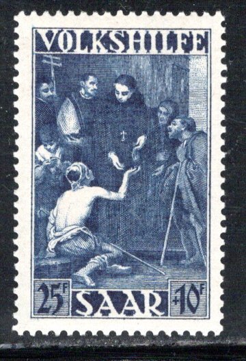 Saar - Scott # B72, mint nh