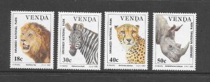 SOUTH AFRICA (VENDA) #225-8   ANIMALS MNH
