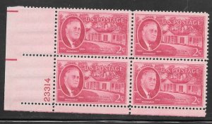 #931 MNH Plate Block.