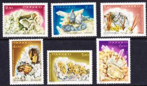 Monaco #1723-28 MNH minerals