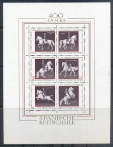 Austria 1972 Spanish Riding School, Horses MS MUH