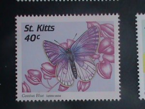 ST.KITTS-1997 SC# 439//50 -COLORFUL BEAUTIFUL LOVELY BUTTERFLY MINT SET VF