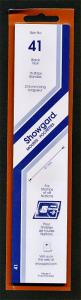 Showgard Stamp Mount Size 41/215 mm - BLACK (Pack of 15) (41x215  41mm)  STRIP