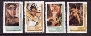 Grenada Grenadines-Sc#435-8-unused NH set-paintings-Picasso-1981-