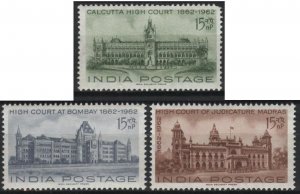 India 358-360 (mh set of 3; see note) Indian High Courts (1962)