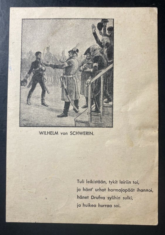 1940 Finland Kenttapost Censored Postcard Cover To Army Soldier 