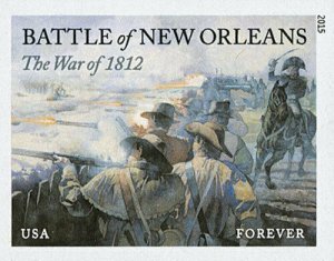 2015 49c The War of 1812: Battle of New Orleans, Imperforate Scott 4952a Mint NH