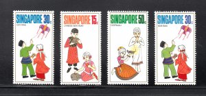Singapore Scott #138-141 MNH