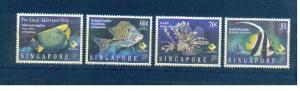 Singapore 1995 Sc 733-5 Marine Fish  MNH