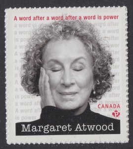 Canada 3316 Margaret Atwood 'P' single (1 stamp) MNH 2021