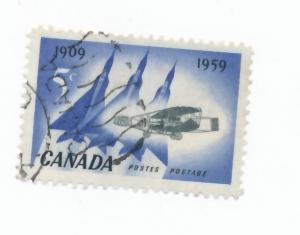 Canada  1959 - Scott 383 used - 5c, Airplanes