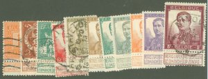 Belgium #92-102  Single (Complete Set)