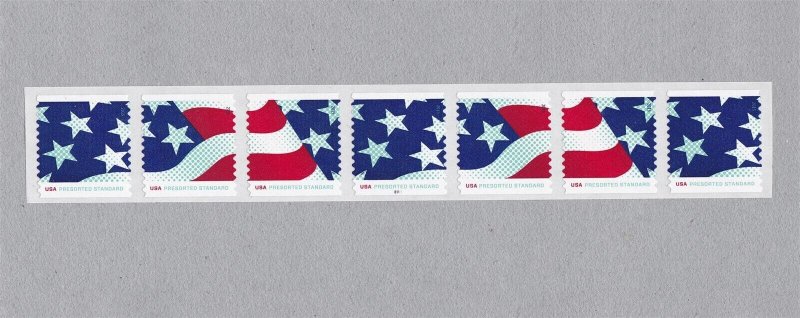 PNC7 10c Stars & Stripes SA (16) B111 US 4963a 5 dig Bot set 5 MNH F-VF