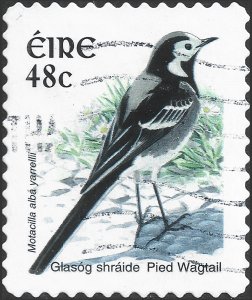 Ireland #1515 Used - Birds Definitive Series Pied Wagtail (2003)