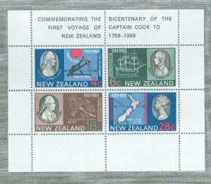 New Zealand #434A var Unused Souvenir Sheet