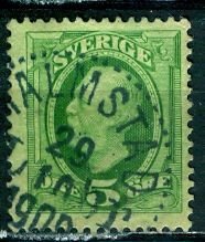 Sweden; 1891: Sc. # 56: Used Single Stamp