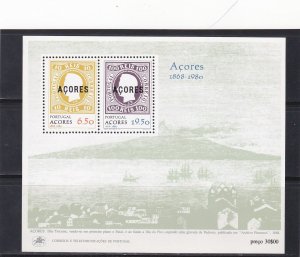 PORTUGAL  / AZORES S/S (1980)  MNH