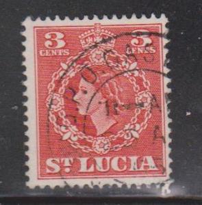 ST LUCIA Scott # 159 Used - QEII Definitive