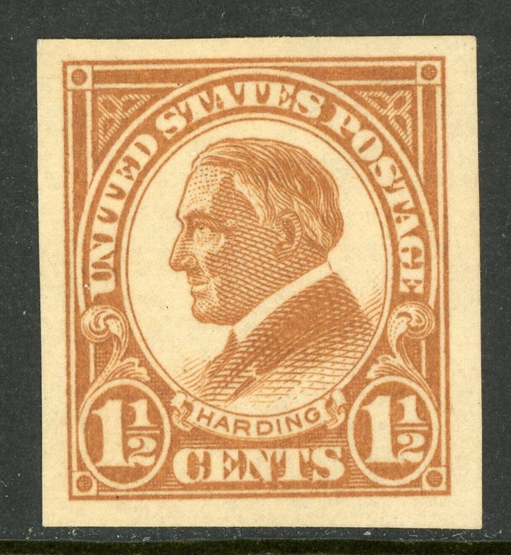 USA 1925 Fourth Bureau 1½¢ Harding Imperf Scott 576 Mint G223