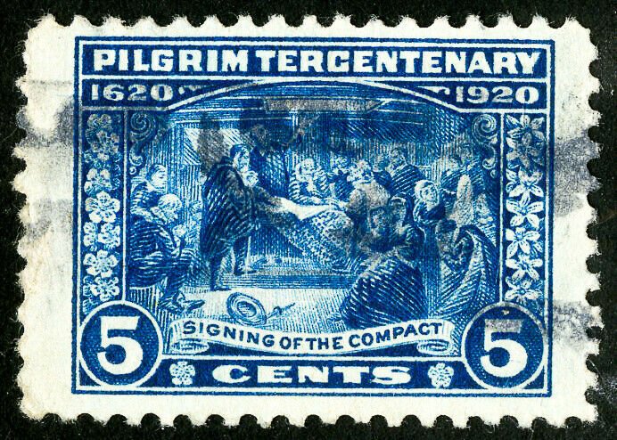 US Stamps # 550 Used Jumbo Huge stamp