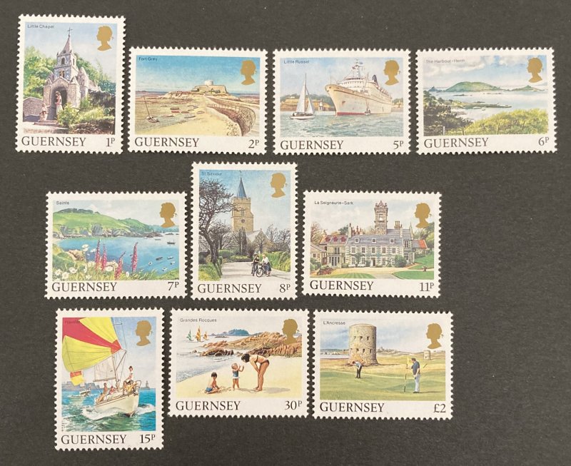 Guernsey 1984 #283//302, Little Chapel & Others, MNH.