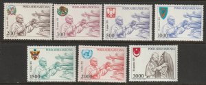 Vatican City 1980 Sc C66-72 air post set MNH**