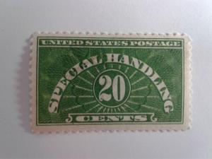 SCOTT # QE-3 20 CENT SPECIAL HANDLING MINT HINGED