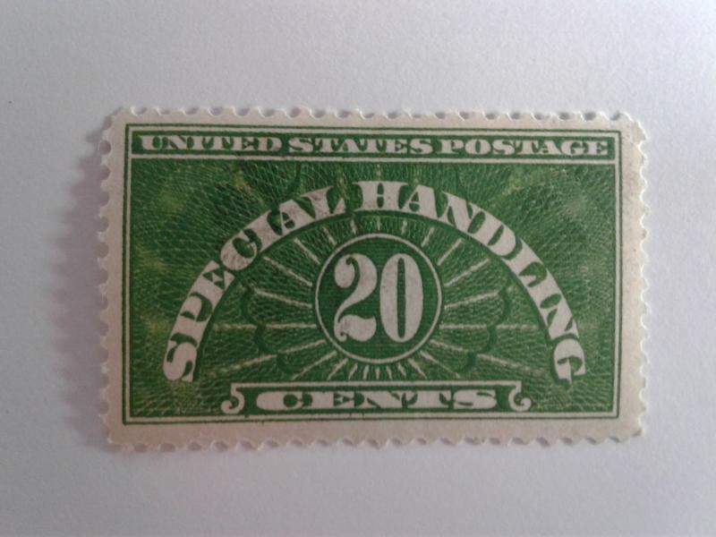 SCOTT # QE-3 20 CENT SPECIAL HANDLING MINT HINGED