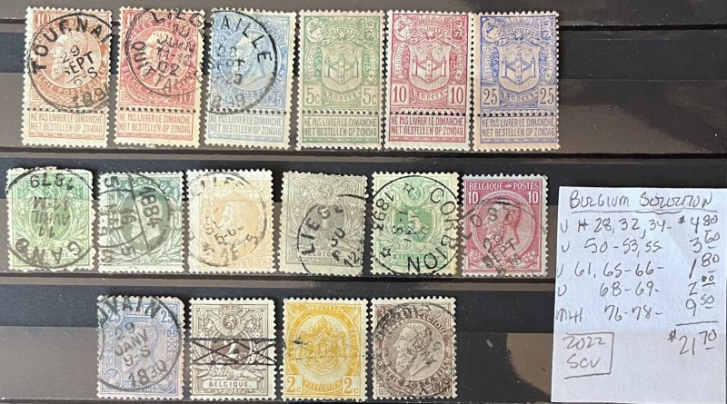 Belgium Selection #28//78- SCV=$21.70