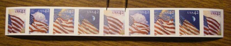 Scott 4232-5 or 4235a, 42c Flags, PNC9 #P1111, MNH Beauty