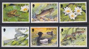 Jersey 989-994 Animals MNH VF