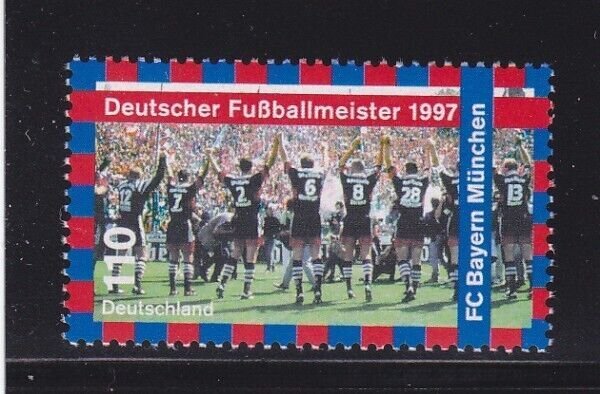 Germany 1981 MNH 1997 FC Bayern Munchen - Soccer Champions Issue VF