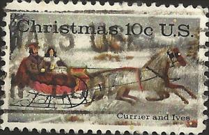 # 1551 USED CHRISTMAS CURRIER AND IVES