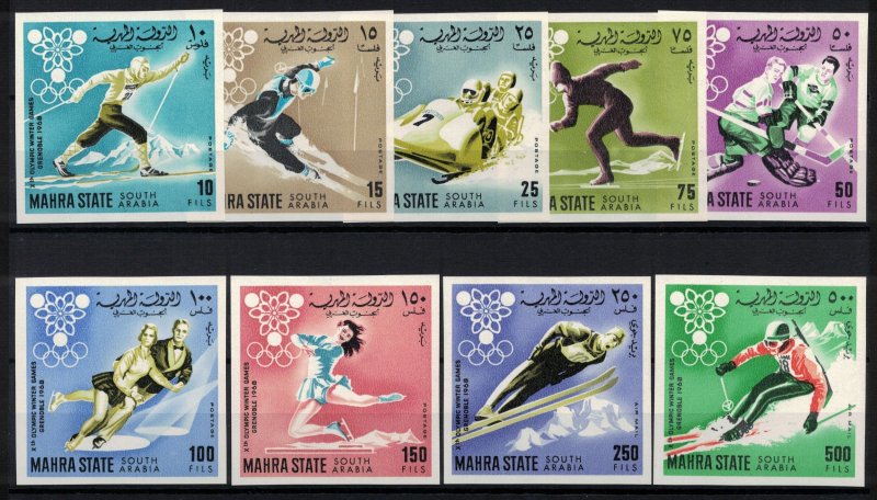 YEMEN 1967/1972-Olympic games, paintings,sculptures/complete sets MNH (2 scans)