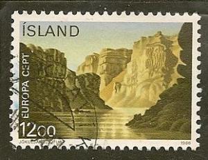 Iceland  Scott  623   Europa, Mountain    Used