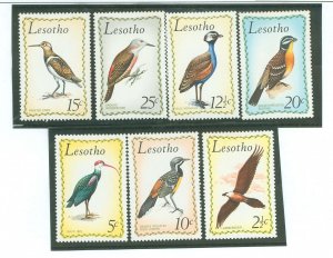 Lesotho #105-111 Mint (NH) Single (Complete Set)