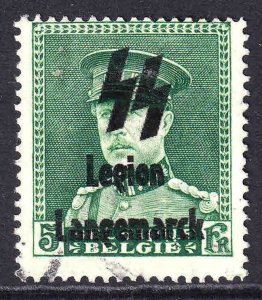 BELGIUM LEGION LANGEMARCK OVERPRINT USED SOUND #1