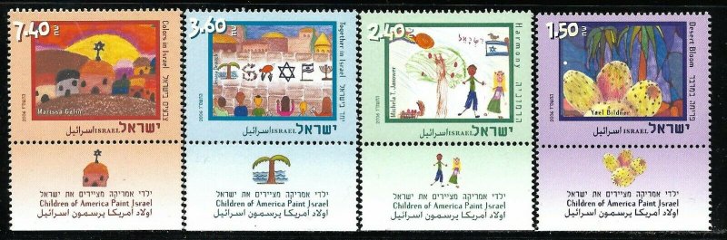 Israel 2006 Stamps Children Of America Paint Israel MNH With Tab Art