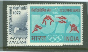 India #554-555 Mint (NH) Single (Complete Set)