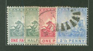 Barbados #70-72/74  Multiple