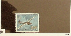 YUGOSLAVIA Sc 1113 NH ISSUE OF 1972 - AVIATION