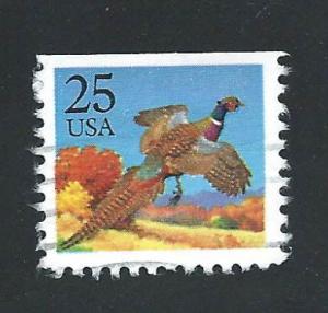 SC# 2283 - (25c) - Pheasant, bklt - Used