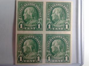 SCOTT # 575 BLOCK OF 4 INCREDIBLE MINT NEVER HINGED GEMS !!